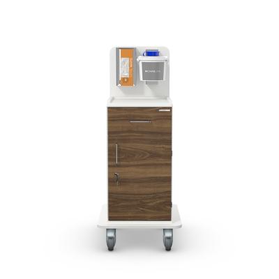 MEDICART Pflegewagen M112K-V3, koppelbar, Walnuss