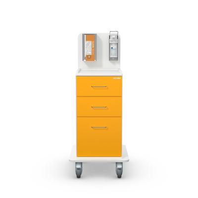 MEDICART Pflegewagen M113K-V1M, koppelbar Gelb
