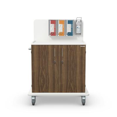 MEDICART Arbeitswagen DUO MODUL M131T-V1, Walnuss Walnuss
