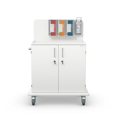 MEDICART Arbeitswagen DUO MODUL M131T-V1, Weiß Weiß