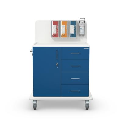 MEDICART Arbeitswagen DUO M133-V1, Blau Blau