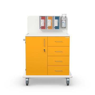 MEDICART Arbeitswagen DUO M133-V1, Gelb Gelb