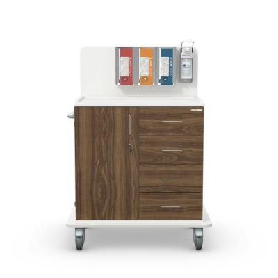 MEDICART Arbeitswagen DUO M133-V1, Walnuss Walnuss
