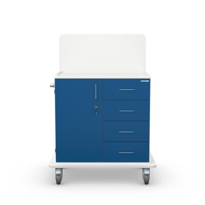 MEDICART Arbeitswagen Duo Modul M133T, Blau Blau