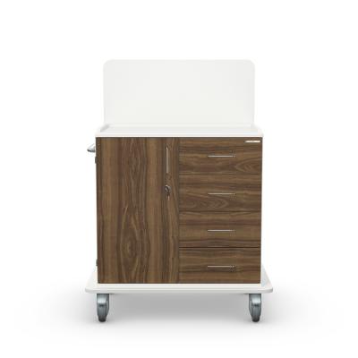 MEDICART Arbeitswagen Duo Modul M133T, Walnuss Walnuss