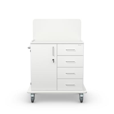 MEDICART Arbeitswagen Duo Modul M133T, Weiß Weiß