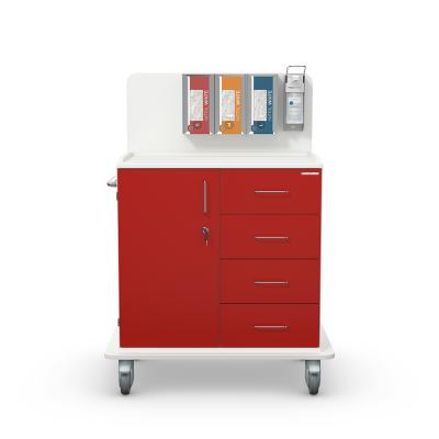 MEDICART Arbeitswagen DUO MODUL M133T-V1 Rot