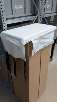 Sitzkissen für PCS Gehwagen, Farbe Weiß 