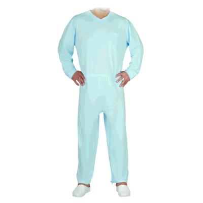 Pflegeoverall Herren mit V-Kragen, Langarm 