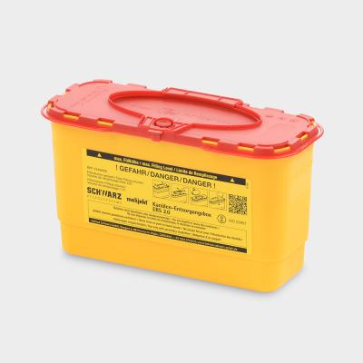 Melijekt Kanülen-Entsorgungsbox 2.0 ERS, Inhalt: 2 Liter, 244 x 105 x 140 mm 