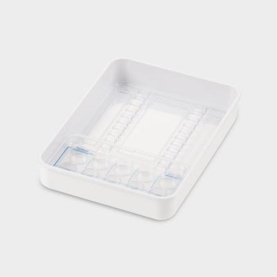 Melipul Dispenser-/Becher-Tablett 10D+10B-35, ohne Dispenser und ohne Becher 