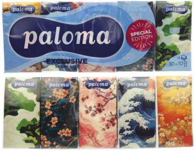 Papiertaschentücher, 4-lagig, 10 x 10 Taschentücher / Pack 
