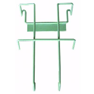 Spender für Papier-Hygienebeutel, aus Metall weiß beschichtet,  Maße: 14 x 5 x 27 cm 