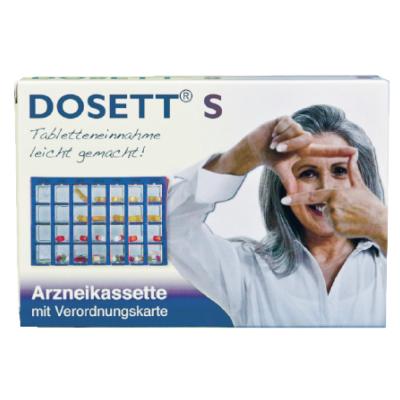 Wochen-Arzneikasette Dosett, blau 