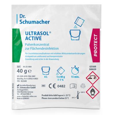 Ultrasol active Pulverkonzentrat zur Flächendesinfektion, 40g Sachet 