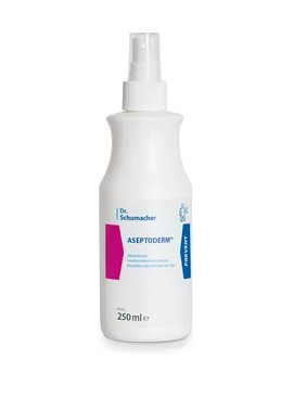 Aseptoderm alkoholoisches Hautdesinfektionsmittel 250 ml Sprühflasche 