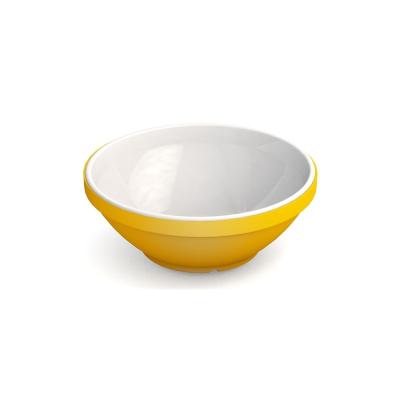 Ornamin Melamin Schale Ø 12,5 cm, Aussen-Farbe: Gelb 