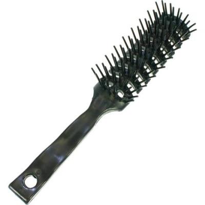 Haarbürste Skelett, Farbe: Schwarz, 19x3x2cm 