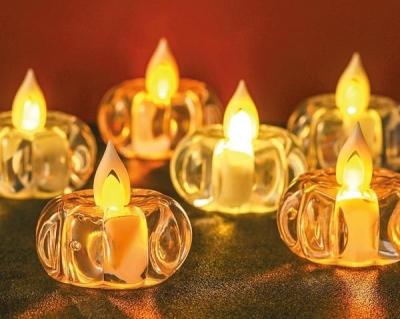 LED Licht, rund, Transparent 