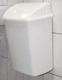 Wandabfallbehälter 15 L, weiß 