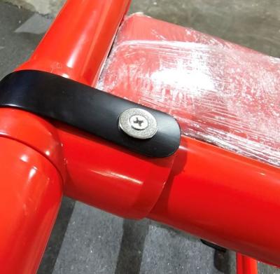 Vinylband schwarz mit Druckknopf für Sicherheitsbügel rund PCS 