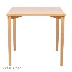 Tisch Quadrat 80x80cm, Buche natur 