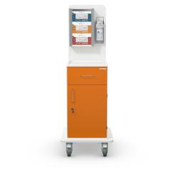 MEDICART Infektionswagen M102-V2, Orange Orange