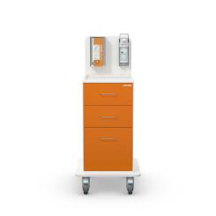 MEDICART Pflegewagen M113K-V1M, koppelbar Orange