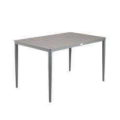 Tisch Dego 130x80cm, Farbe Anthrazit 