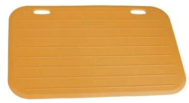 Sensormatte 700x400 mm, rechteckig, Farbe gelb, mit offenen Kabelenden, Matte zur Rufauslösung durch 