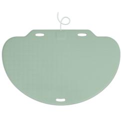 Sensormatte 1100x700 mm, halbrund, Farbe grau, mit offenem Kabelenden 