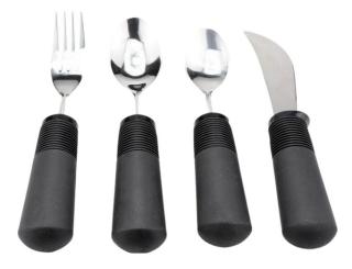 Big Grip Besteck Vier teiliges Set 