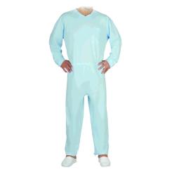 Pflegeoverall Herren mit V-Kragen, Langarm 