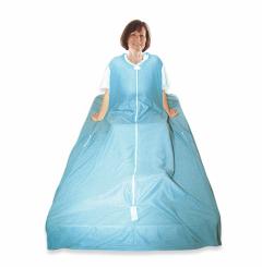Bett-Pflegedecke, Breite 90 cm, Farbe hellblau 