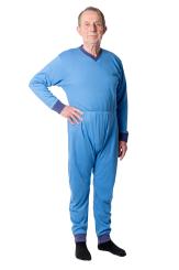 MEDIPANT® Pflegeoverall Farbe Blau, Lang, für Damen und Herren 