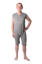 MEDIPANT® Pflegeoverall Farbe Grau, ohne Ärmel, für Damen und Herren 