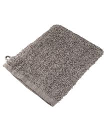 Frottee Waschlappen / Waschhandschuh, 16 x 22 cm, Farbe grau 
