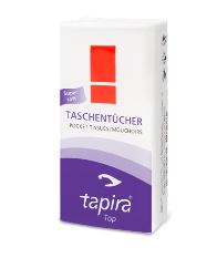 Papiertaschentücher, 4-lagig, 10 x 10 Taschentücher / Pack 