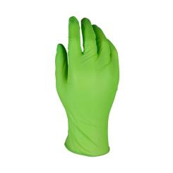 Nitril-Handschuhe, Bio, MEDISAFE®, Biodegradable Gloves, Farbe: Apfelgrün, Größe M M