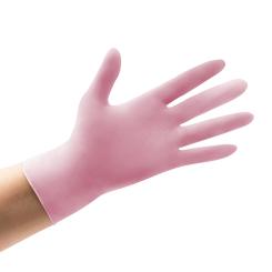 MEDISAFE® Nitril-Handschuhe, PINK, 100 Stück/Box L