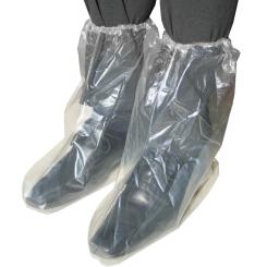 PE-Überziehstiefel aus Folie, transparent, 10 Stück/Pack 