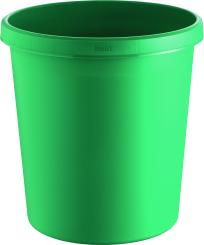 Objekt Papierkorb 18 Liter, Farbe Grün, Ø 30 cm, Höhe 32 cm, aus dickwandigem, schlagfestem, recy 