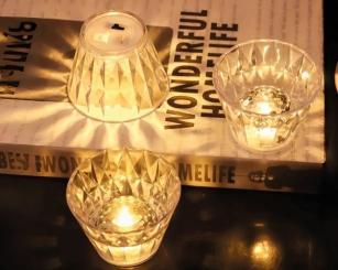 LED Licht, konische Form, Transparent 