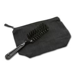 Frisuren Set: Tasche mit Haarbürste 