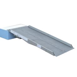 DOPPELFALT-Rampe aus Aluminium, zweifach faltbar 