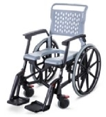 24"-Bereifungsset, für Dusch-/Toilettenstuhl Juno 52848. Inkl. Feststellbremsen 